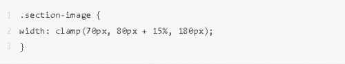 Clamp()、Max() 和 Min() CSS 函數(shù)的用例2