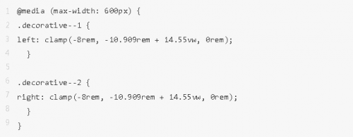 Clamp()、Max() 和 Min() CSS 函數(shù)的用例7